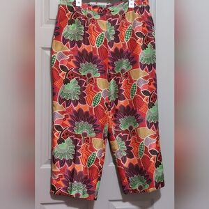 Cato Women Floral Print Capris Size 18W